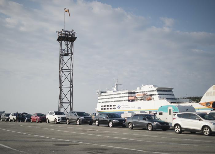 Port-aux-basques loading lot