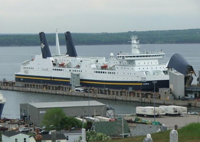 the caribou docked