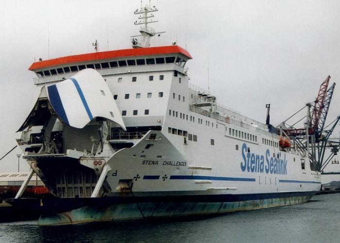 Stena Challenger vessel at dock