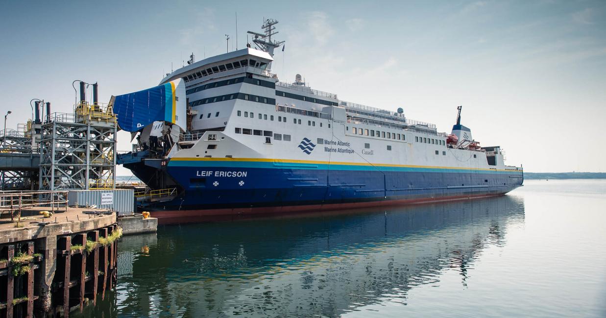 Leif Ericson docked