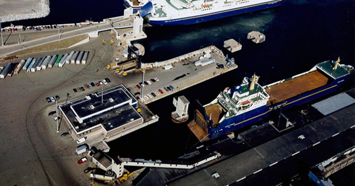 Image: Atlantic Freighter docked