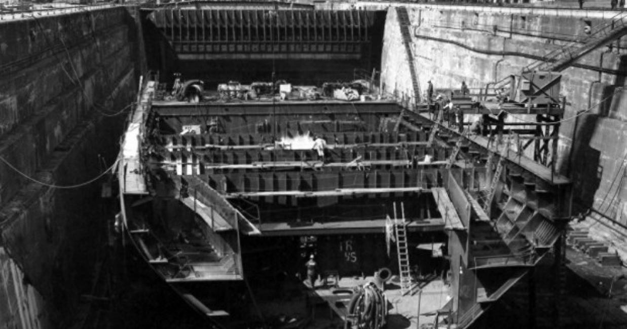 the Abegweit being built