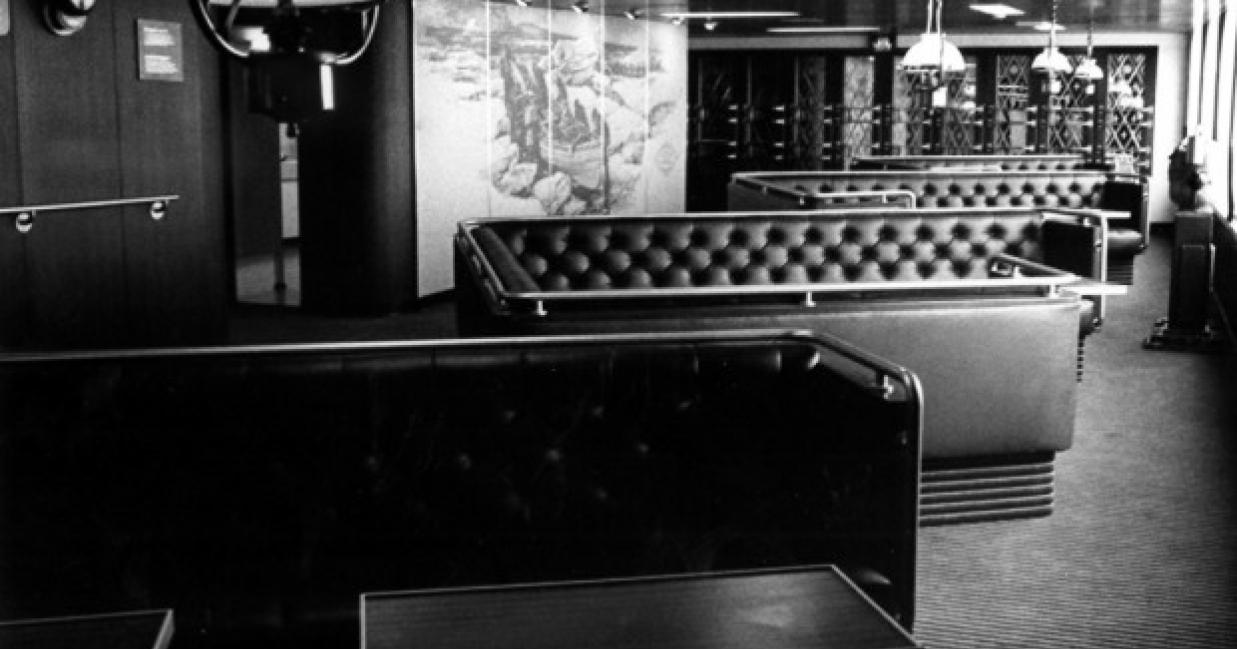 booth seating area on the Abegweit