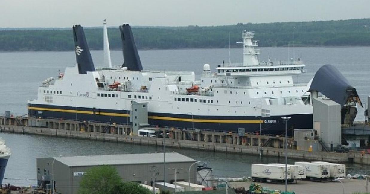 the caribou docked