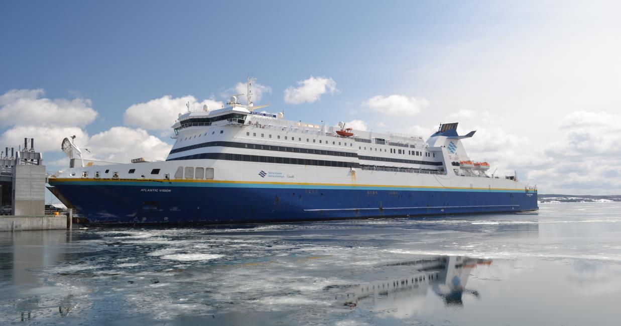 Marine Atlantic "Atlantic Vision" Ferry on the water