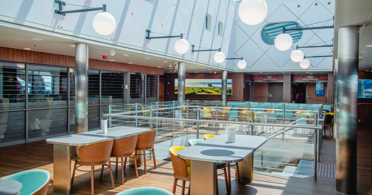 Deck 7 Atrium, near Aqua