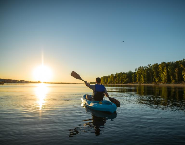 kayaking