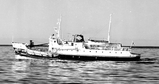 Image: black and white, MV Petite Forte