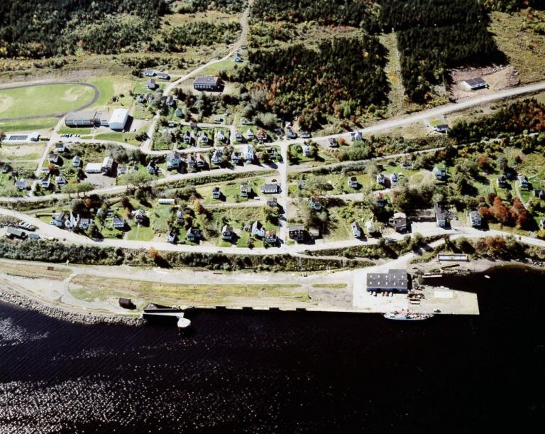 Image: aerial photograph of Mulgrave, Nova Scotia