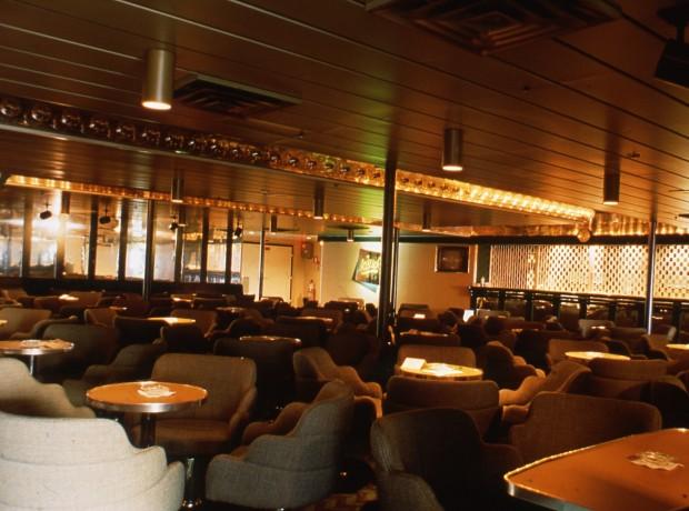 Interior Lounge of the MV Caribou