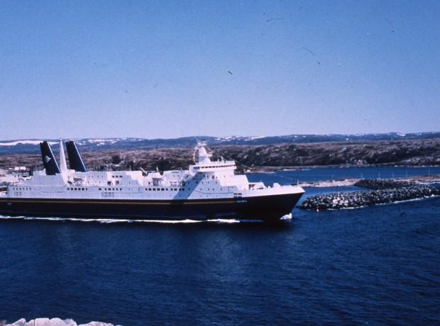 departing from Port Aux Basque circa 1980s