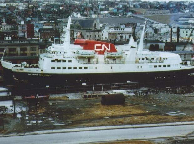 The MV Lucy Maud Montgomery in St. John`s, Newfoundland