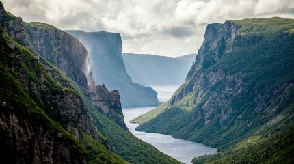 Western Brook Pond Fjord Gros Morne National Park Newfoundland