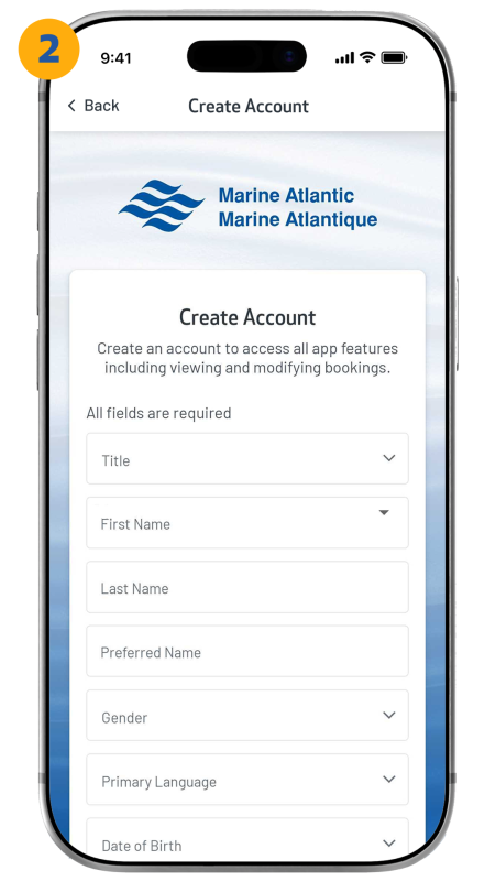 crate account screen
