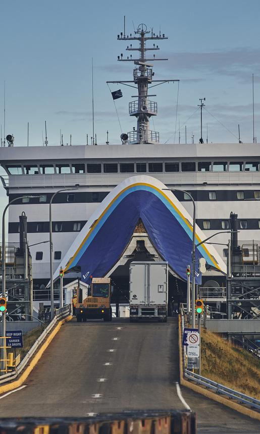 Marine Atlantic Ship Entrance