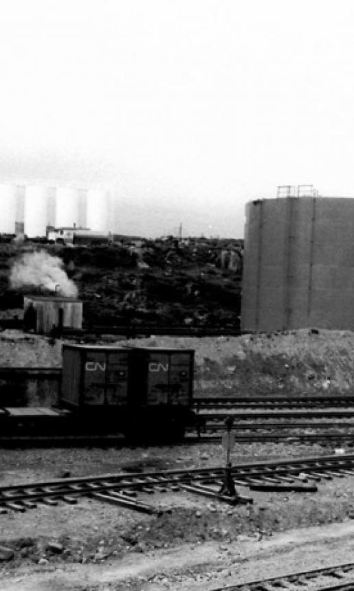 Image: view of rail way yard