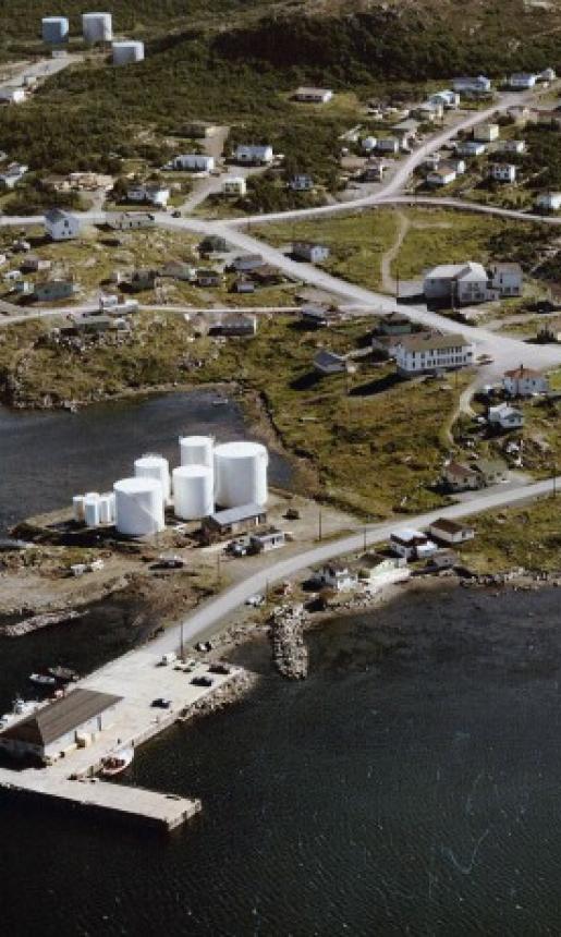 Bird's Eye View of St. Anthony, Newfoundland