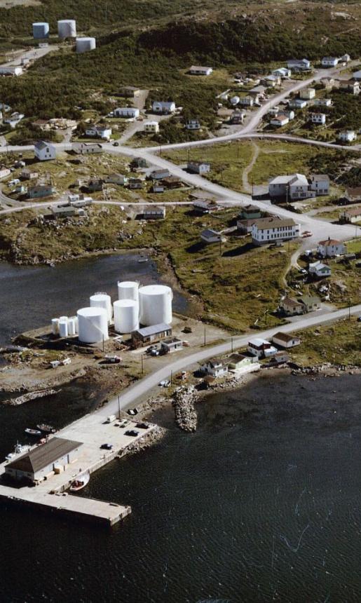 Bird's Eye View of St. Anthony, Newfoundland
