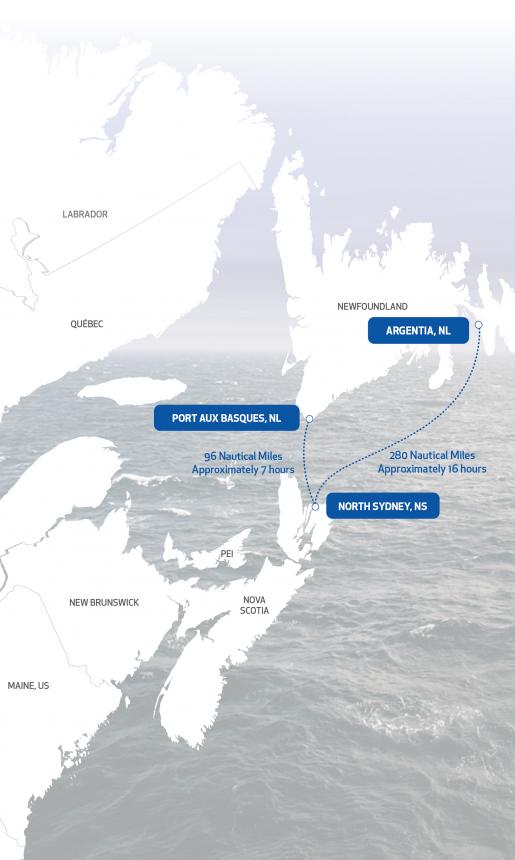 Marine Atlantic Map