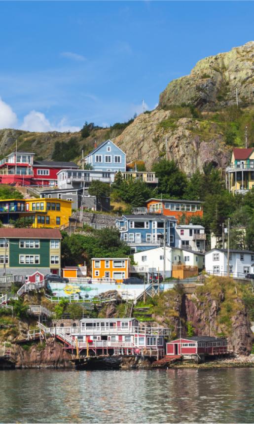 Coastal town on Newfoundland