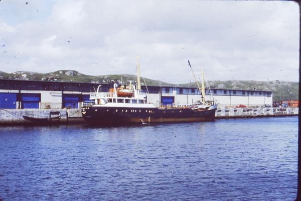 Image: Dunure docked in Newfoundland 
