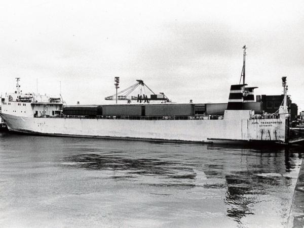 black and white image of Jarl Transporter 