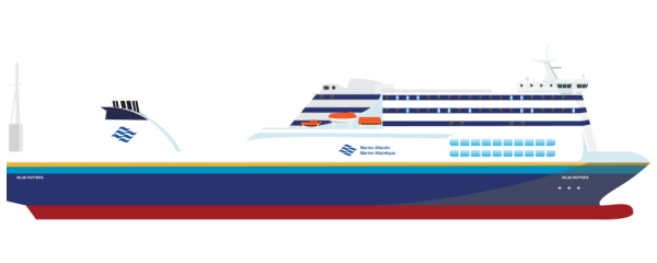 Illustration of the Blue Puttees vessel