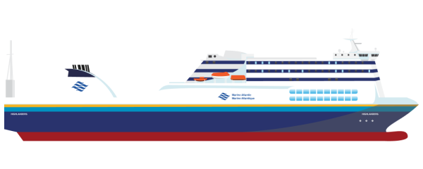 Illustration of the Highlanders vessel